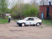 Автомногоборье "Юный автомобилист". г.Фрязино Московской области.